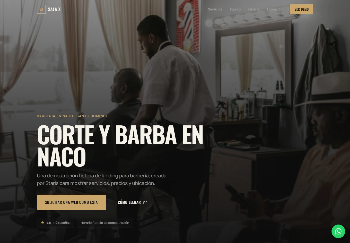 Sala X: Barbería
